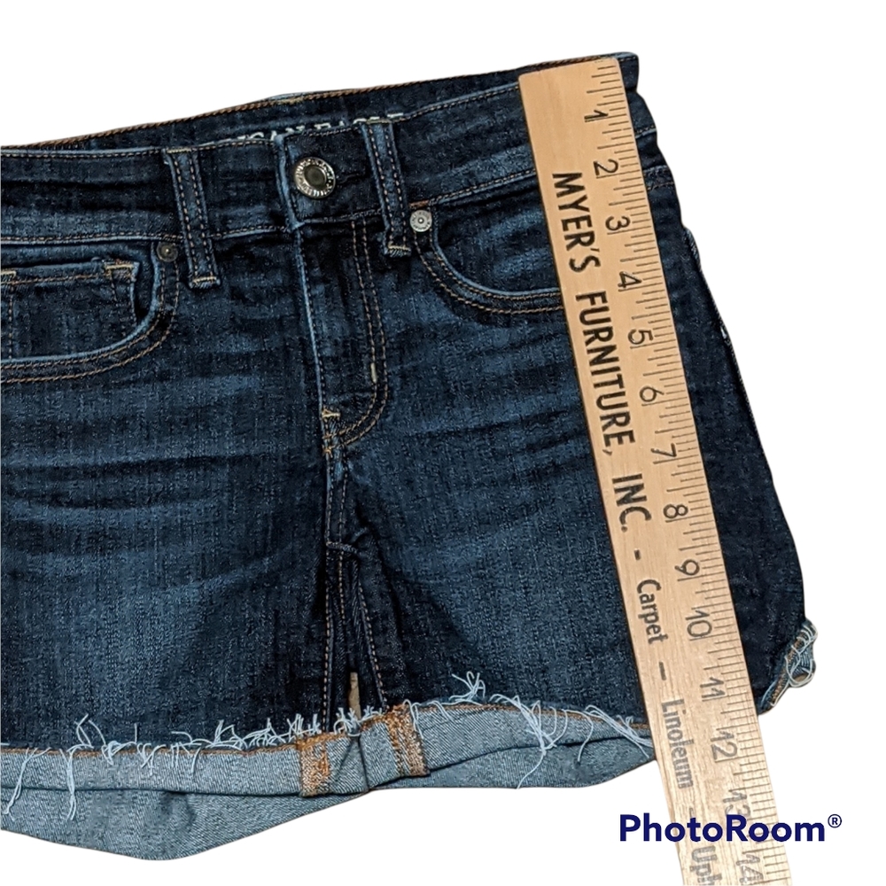 American Eagle denim cut off shorts 00 - Picture 4 of 9